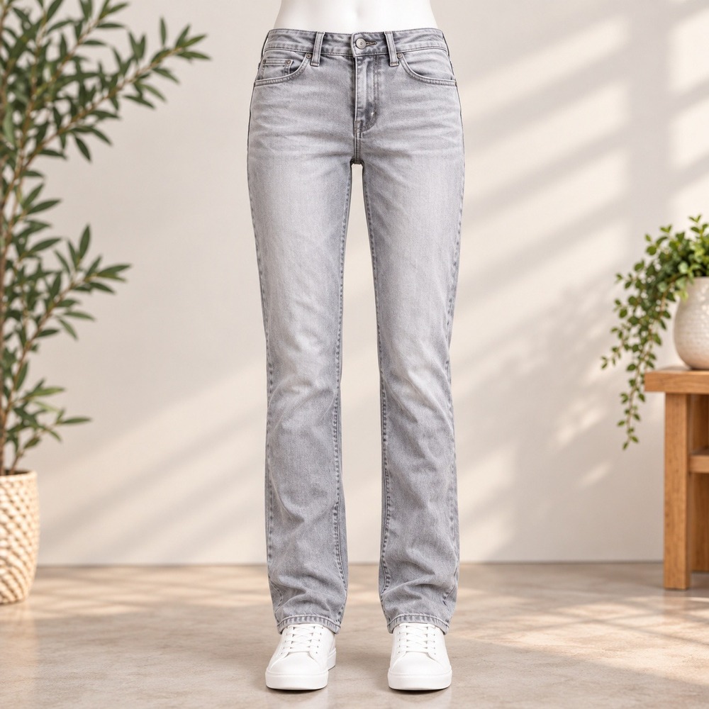 American Eagle Skinny Jeans Womens 4 Gray Stretch Denim Casual Pants